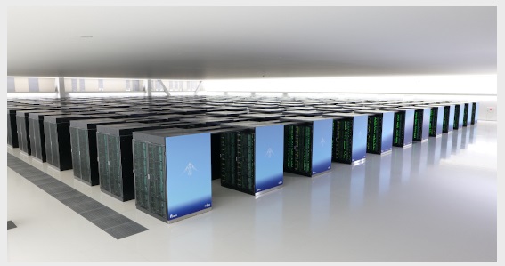 Photo of Supercomputer Fugaku
